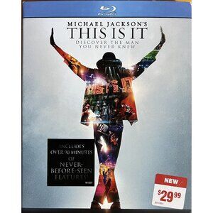 Michael Jackson’s This Is It (Blu‑ray, 2009) Concert Documentary Like New